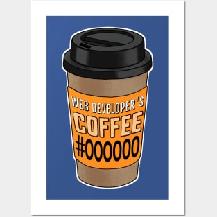 Web Developer's Coffee Posters and Art